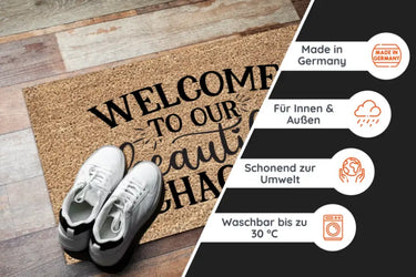 Fußmatte mit Spruch -